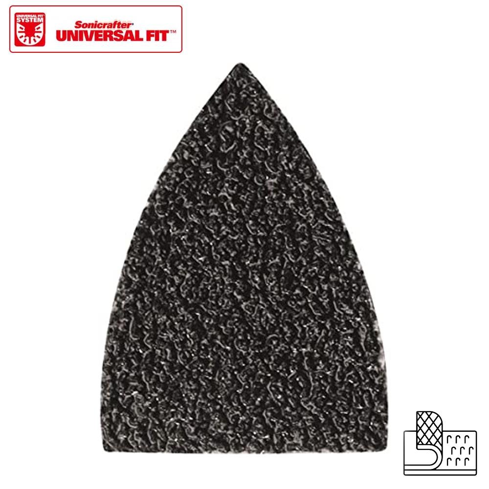 WORX WA2121 Çok Amaçlı Raspalama Makinası İçin 34x34mm 20Adet 80Kum Cırtlı Universal Parmak Zımpara Kâğıdı - Onivias