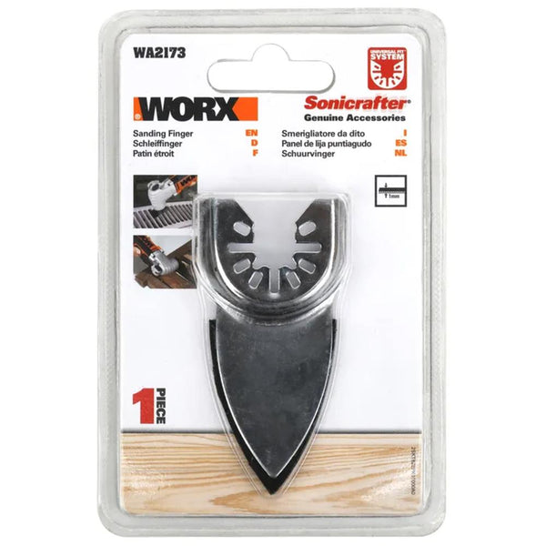 WORX WA2173 Çok Amaçlı Raspalama Makinası İçin 1mm Cırtlı Universal Parmak Zımpara Tabanı - Onivias