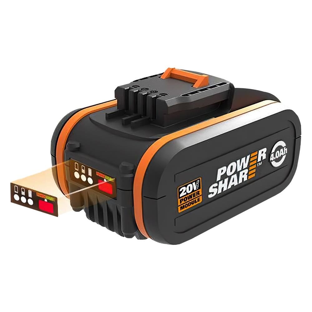 WORX WA3553.2 20Volt 4.0Ah. 2’li Paket Li - ion PowerShare Yedek Akü - Onivias