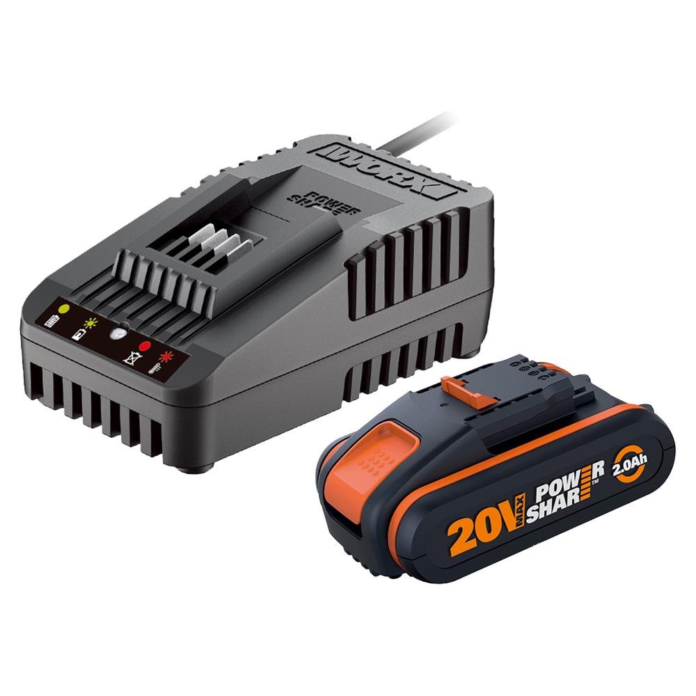 WORX WA3601 20Volt 2.0Ah. PowerShare Li - ion Akü ve Akü Şarj Cihazı - Onivias
