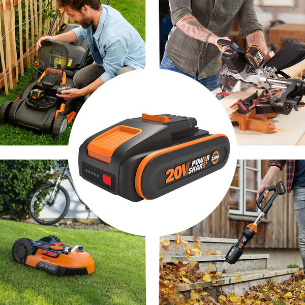 WORX WA3639 20Volt 2.0Ah. Li - ion PowerShare Yedek Akü - Onivias