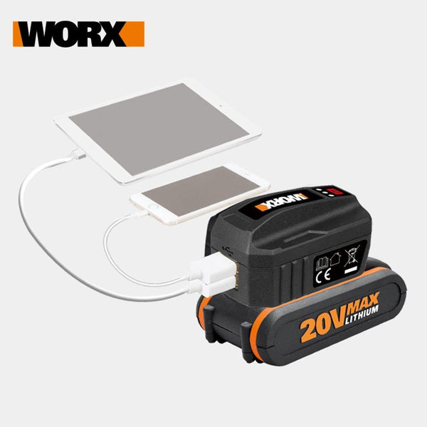 WORX WA4009 20Volt 2A Çift Çıkışlı USB Port (Akü Dahil Değildir) - Onivias