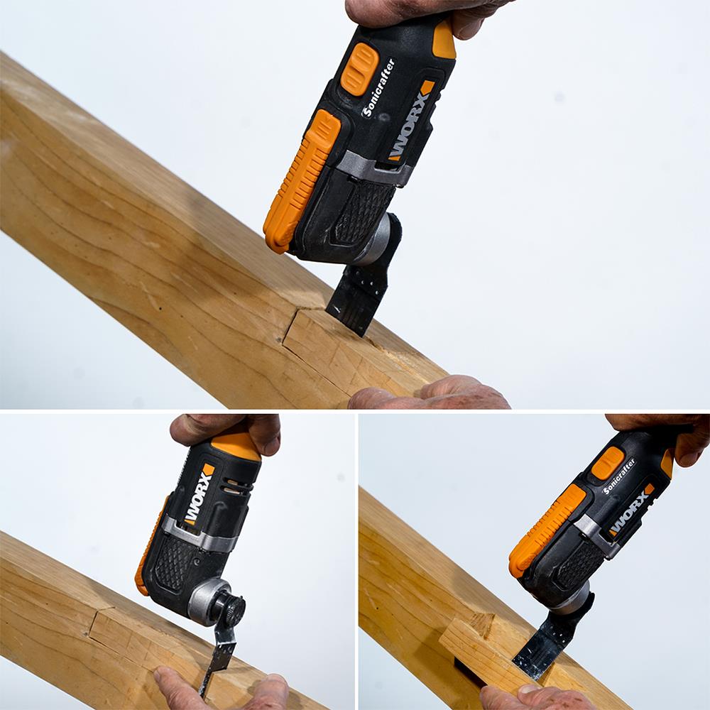 WORX WA4948 Çok Amaçlı Raspalama Makinası İçin 35x40mm Ahşap, Fiberglas, PVC Universal Kesme Bıçağı - Onivias