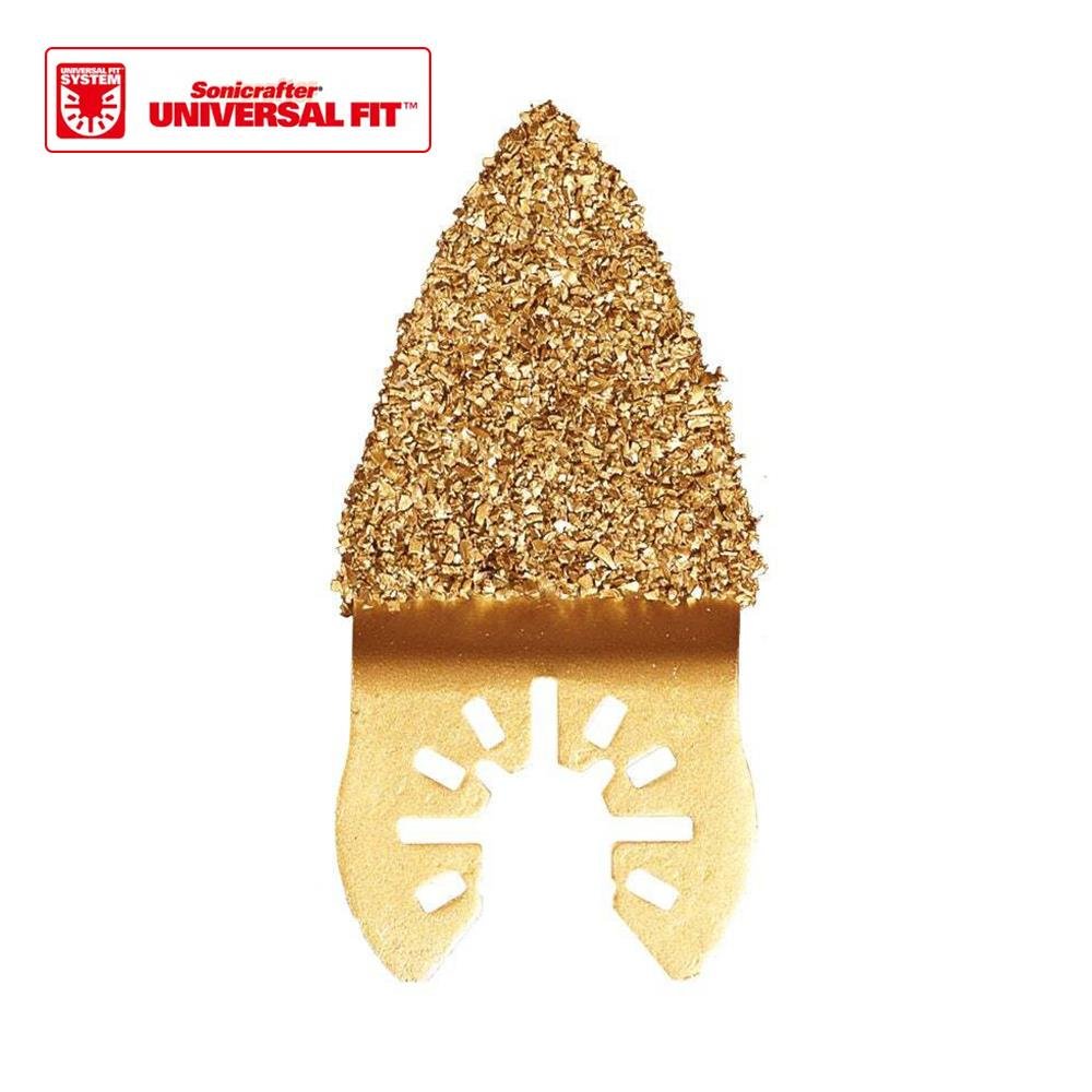 WORX WA4967 Çok Amaçlı Raspalama Makinası İçin 33x33mm Karbür Kaplama Harç, Boya, Yapıştırıcı Universal Parmak Zımpara Başlığı - Onivias