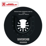 WORX WA5008 Çok Amaçlı Raspalama Makinası İçin 80mm 360˚ Metal, Ahşap, Fiberglas, PVC Universal Kesme Bıçağı - Onivias