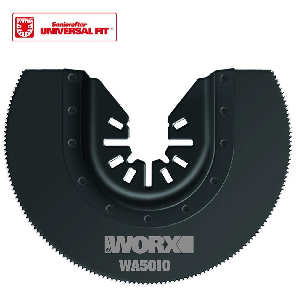 WORX WA5010 Çok Amaçlı Raspalama Makinası İçin 80mm 180˚ Metal, Ahşap, Fiberglas, PVC Universal Kesme Bıçağ - Onivias