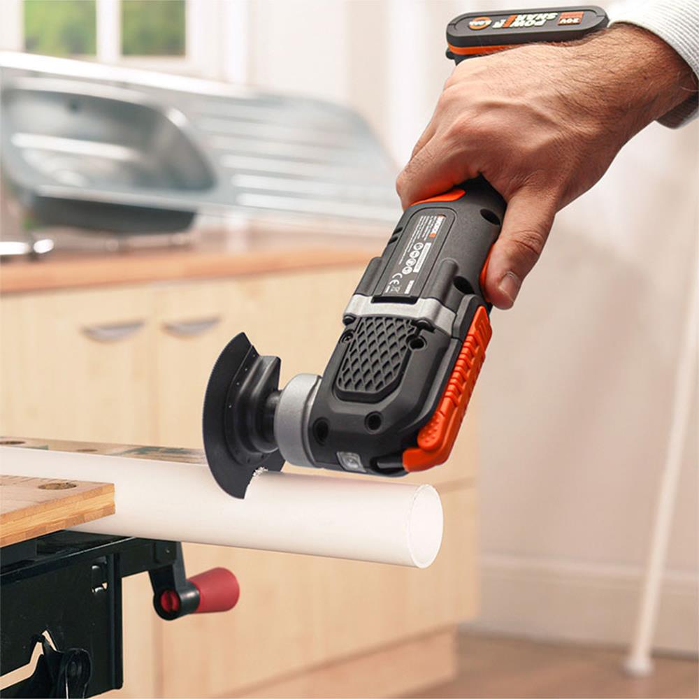 WORX WA5010 Çok Amaçlı Raspalama Makinası İçin 80mm 180˚ Metal, Ahşap, Fiberglas, PVC Universal Kesme Bıçağ - Onivias