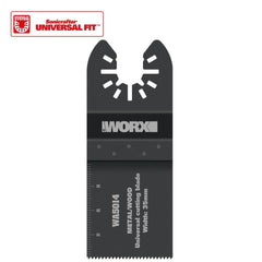 WORX WA5014 Çok Amaçlı Raspalama Makinası İçin 35x40mm Metal, Ahşap, Fiberglas, PVC Universal Kesme Bıçağı - Onivias