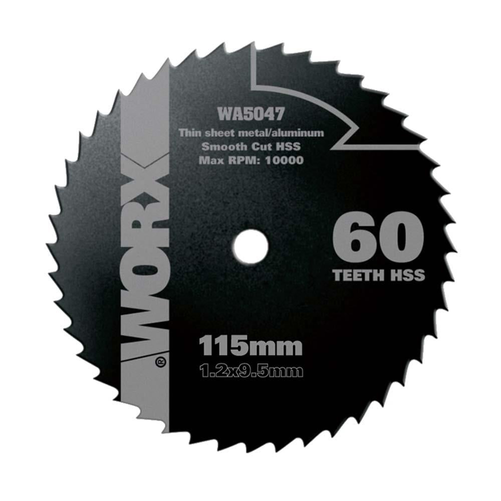 WORX WA5047 115x9,5mm Alüminyum, PVC, Sac Kesme, Daire Testere Bıçağı - Onivias