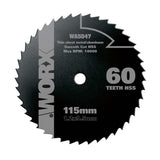 WORX WA5047 115x9,5mm Alüminyum, PVC, Sac Kesme, Daire Testere Bıçağı - Onivias