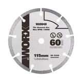 WORX WA5048 115x9,5mm Fayans, Seramik, Mermer Kesme Soketli Elmas Daire Testere Bıçağı - Onivias