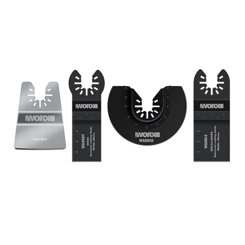 WORX WA5092 4-Parçalı Universal Metal, Taxta Kəsmə və Kəsmə Aksesuar Dəsti