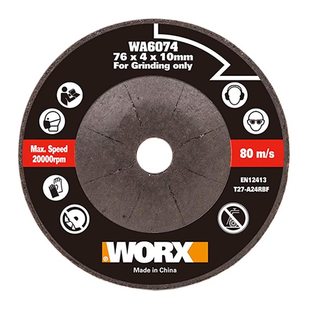 WORX WA6074 WX801 İçin 76x10mm Metal Taşlama Taşı - Onivias