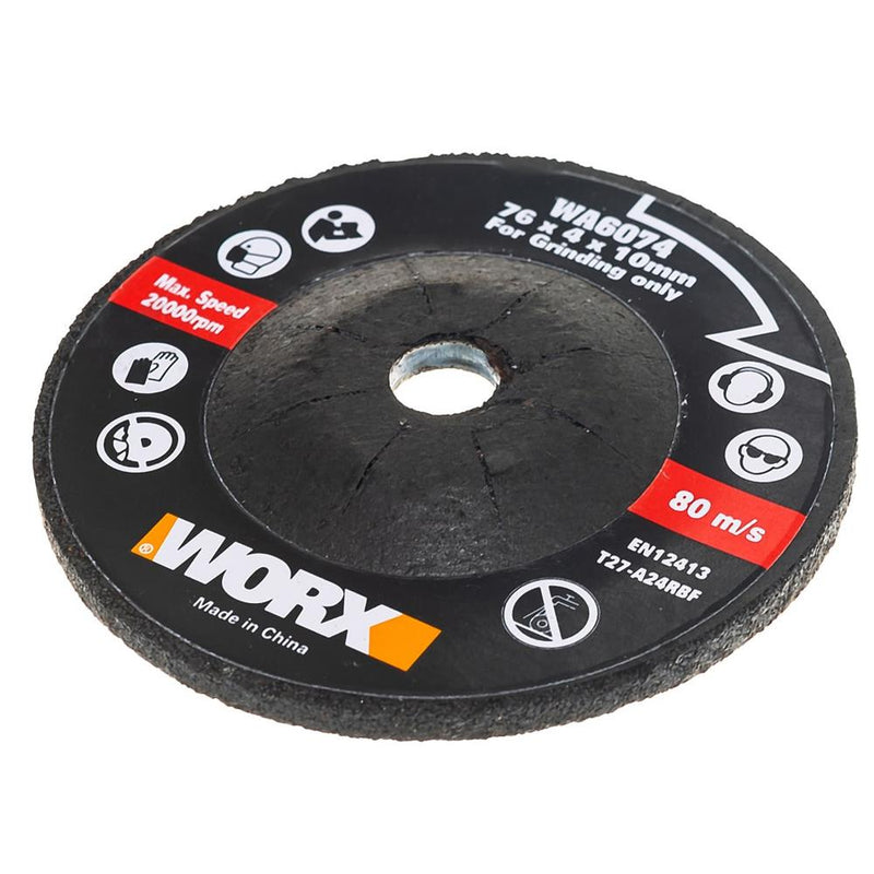 WORX WA6074 WX801 üçün 76x10mm Metal Taşlama Çarxı