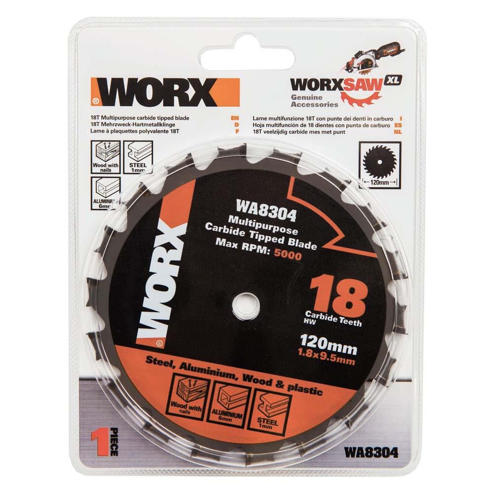 WORX WA8304 120x9,5mm Metal, Ahşap, PVC, Alüminyum Kesme, Elmas Daire Testere Bıçağı - Onivias