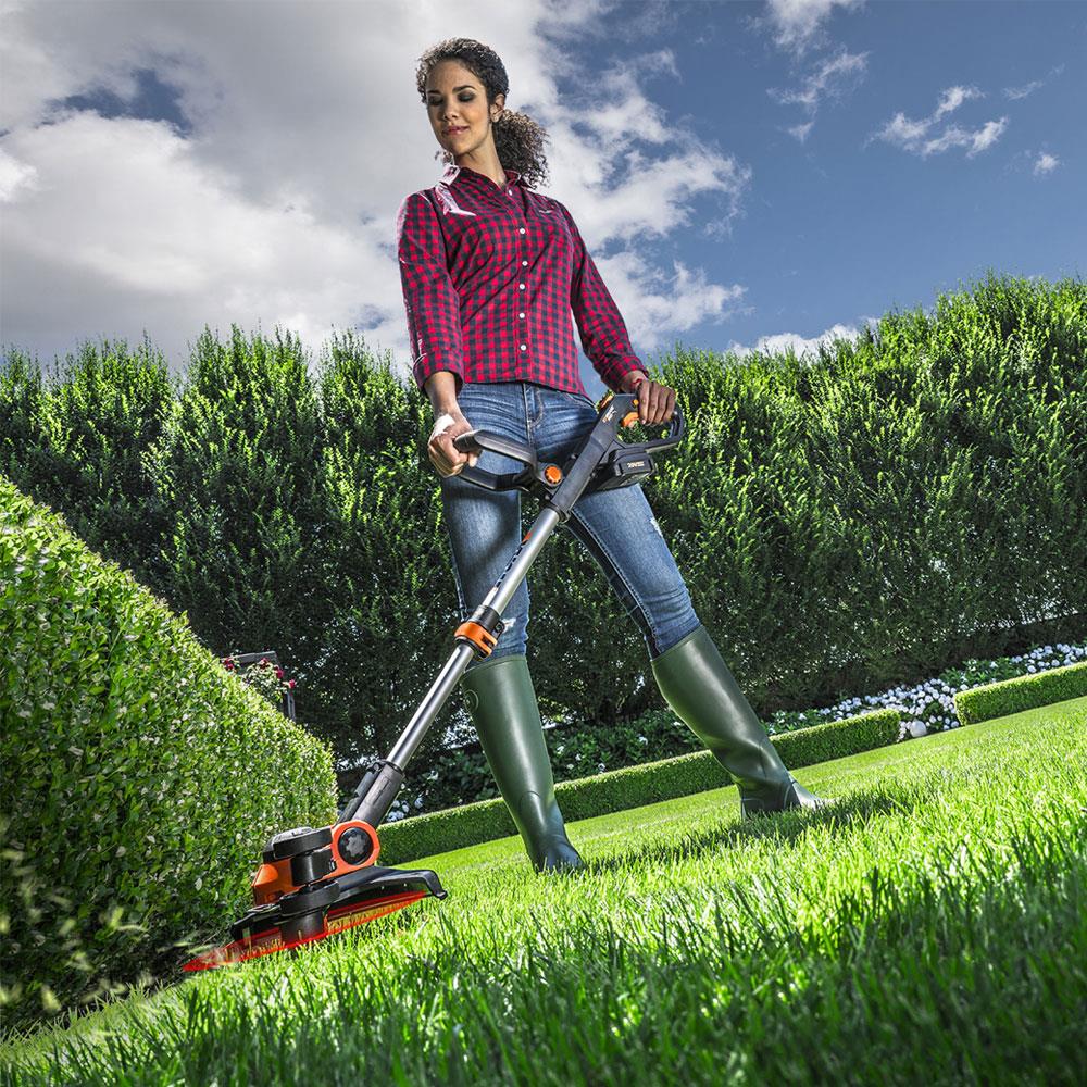 WORX WG163E.9 20Volt 30cm Profesyonel Teleskobik Misinalı Çim ve Kenar Kesme (Akü Dahil Değildir) - Onivias