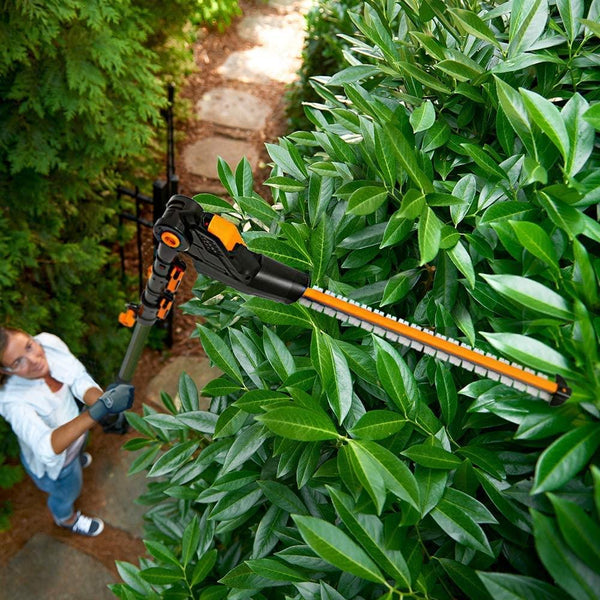 WORX WG252E 20Volt 2.0Ah Li - ion Tek Akülü 45CM Profesyonel Teleskobik Saplı Açı Ayarlı Çit Budama - Onivias