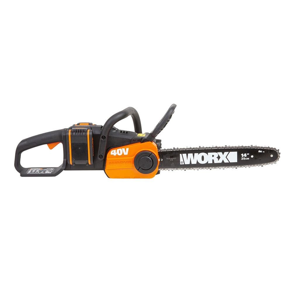WORX WG384E 40Volt 2.0Ah Li - ion 35CM Profesyonel Şarjlı Kömürsüz Zincirli Testere - Onivias