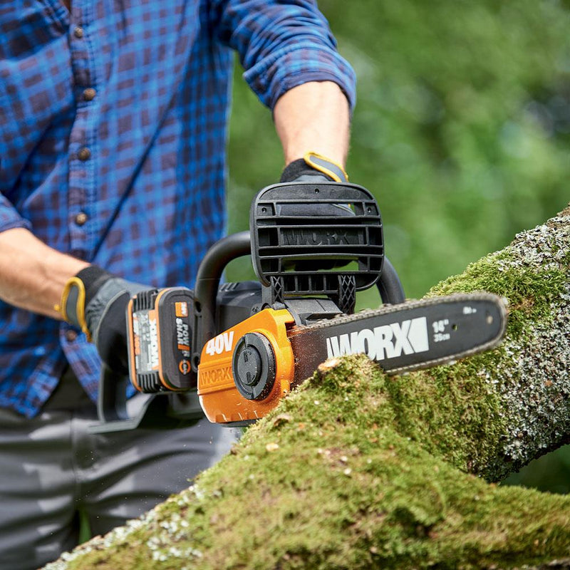 WORX WG384E 40Volt 2.0Ah Li-ion 35CM Professional Simsiz Fırçasız Zəncirli Testere 