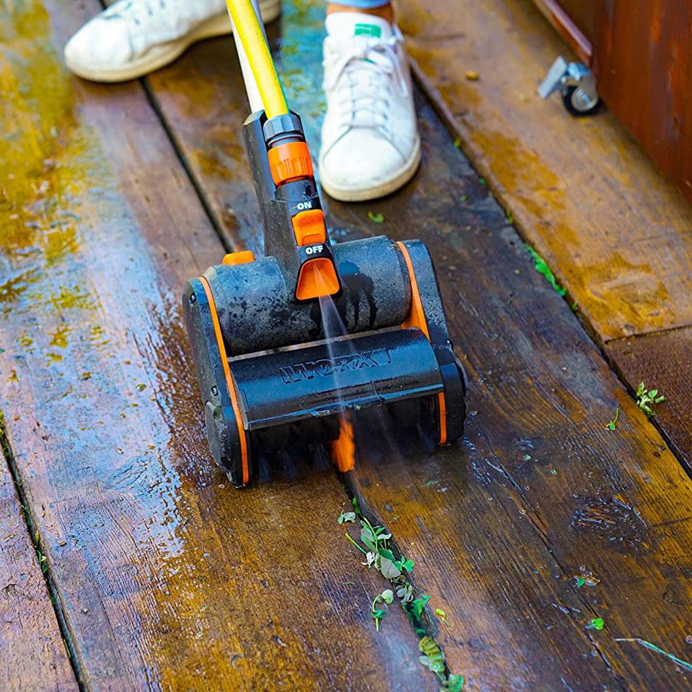 WORX WG441E 20Volt 4.0Ah. Li - ion Tek Akülü 165MM Profesyonel Çok Amaçlı Şarjlı Zemin Fırçası - Onivias