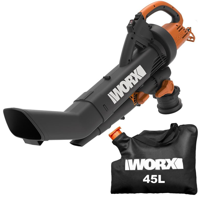 WORX WG505E 3000Watt Peşəkar Elektrikli Yarpaq Toplayıcı və Üfləyici
