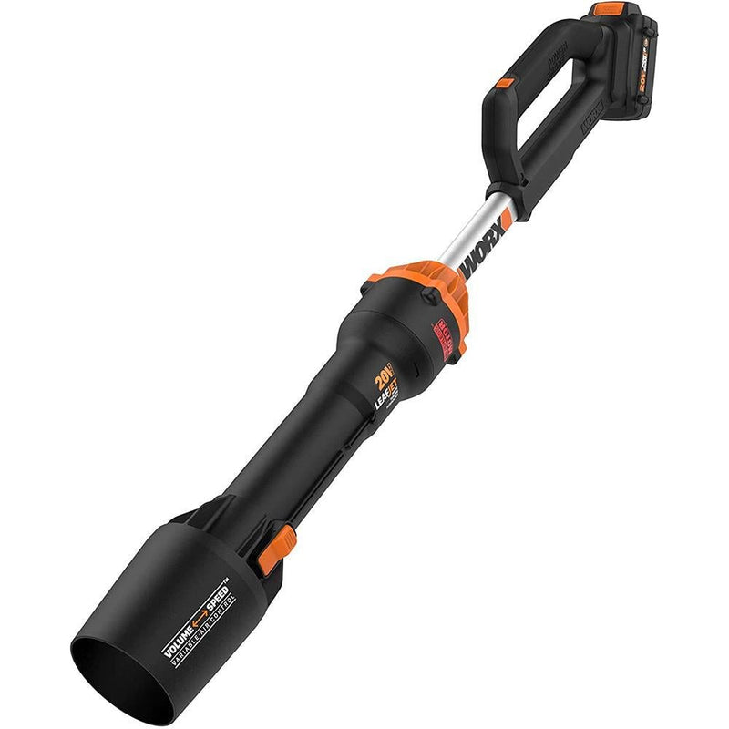 WORX WG543E 20Volt 4.0Ah Li-ion Fırçasız Peşəkar Yarpaq Üfleyicisi Tənzimlənən Sürətli 