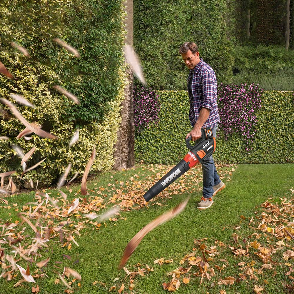 WORX WG584E 40Volt 2.0Ah. Li - ion Kömürsüz Profesyonel Devir Ayarlı Yaprak Üfleme - Onivias