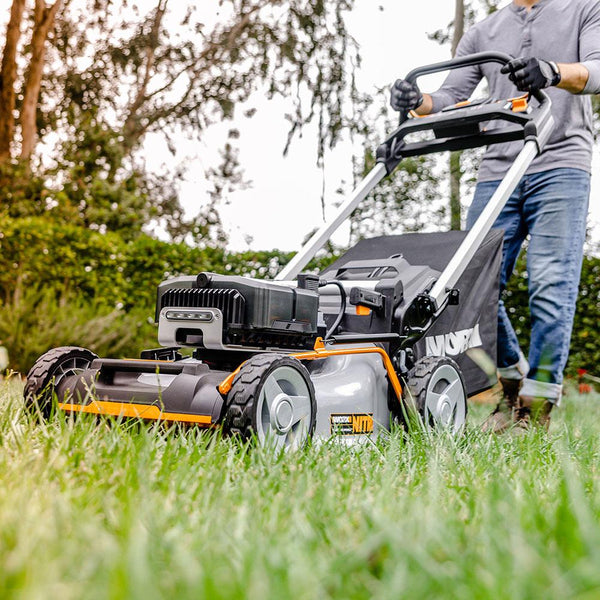 WORX WG761E 80Volt 4.0Ah. Li - ion 51cm Profesyonel Kömürsüz Şarjlı Çim Biçme - Onivias