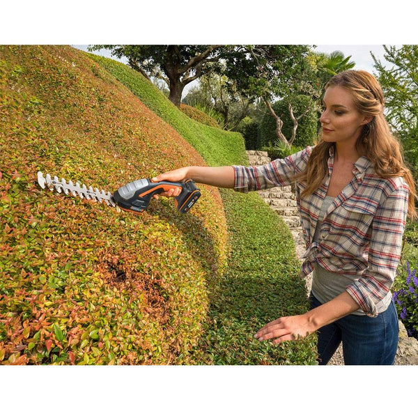 WORX WG801E.5 20Volt 2.0Ah. Li - ion Şarjlı Profesyonel Avuç İçi Çim Kesme, Çit Budama/Çapalama - Onivias