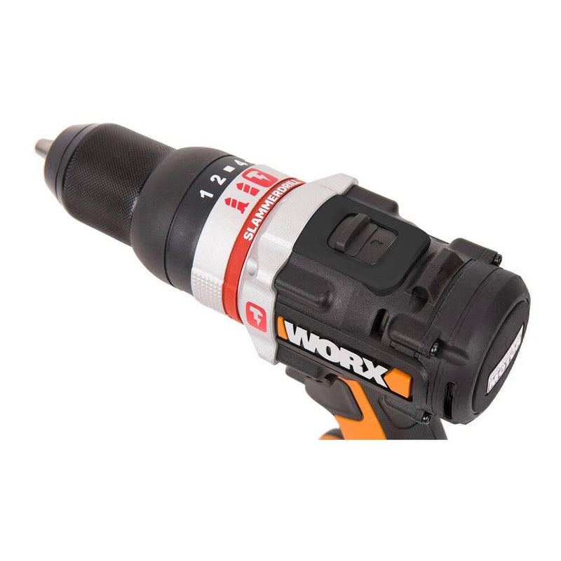 WORX WX-JCR 20Volt/2.0Ah Li-ion İkili Batareya Fırçasız Professional Zərbəli Simsiz Qazma