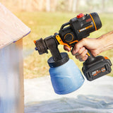 WORX WX020.9 20Volt Kömürsüz Devir Ayarlı Boya Tabancası + 4 Parça Yedek Nozul/Meme (Akü Dahil Değildir) - Onivias