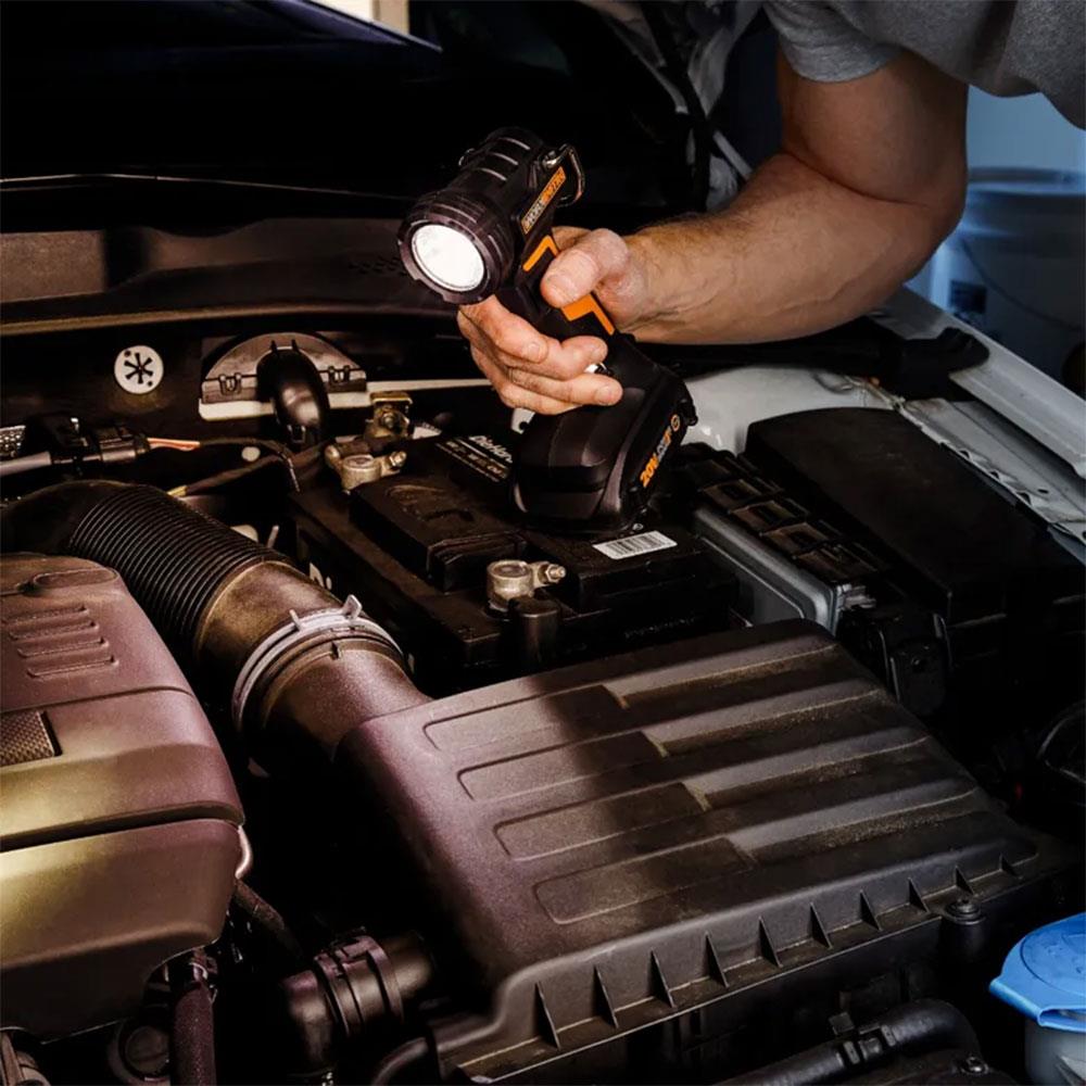 Worx WX025.9 20Volt 160/350 Lümen Profesyonel Çok Fonksiyonlu Led Fener (Akü Dahil Değildir) - Onivias