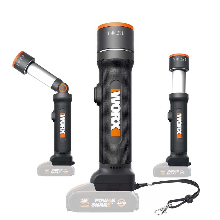 WORX WX027.9 20Volt 510 Lümen Çok Fonksiyonlu Led Fener (Akü Dahil Değildir) - Onivias
