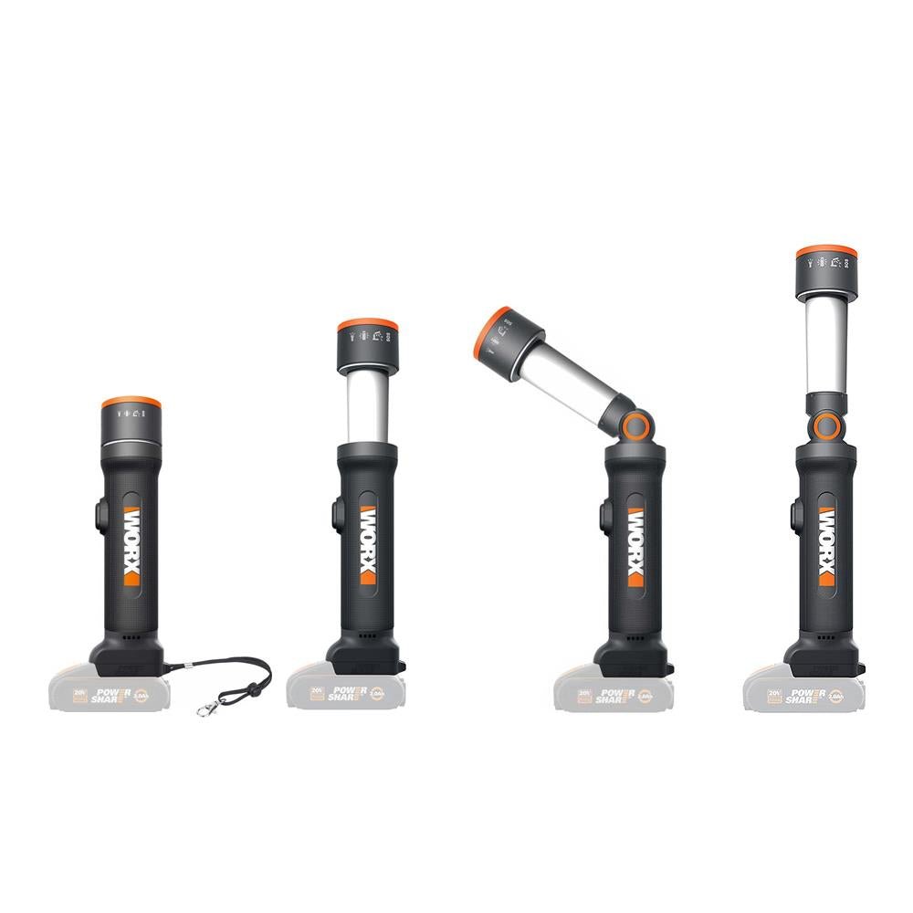 WORX WX027.9 20Volt 510 Lümen Çok Fonksiyonlu Led Fener (Akü Dahil Değildir) - Onivias