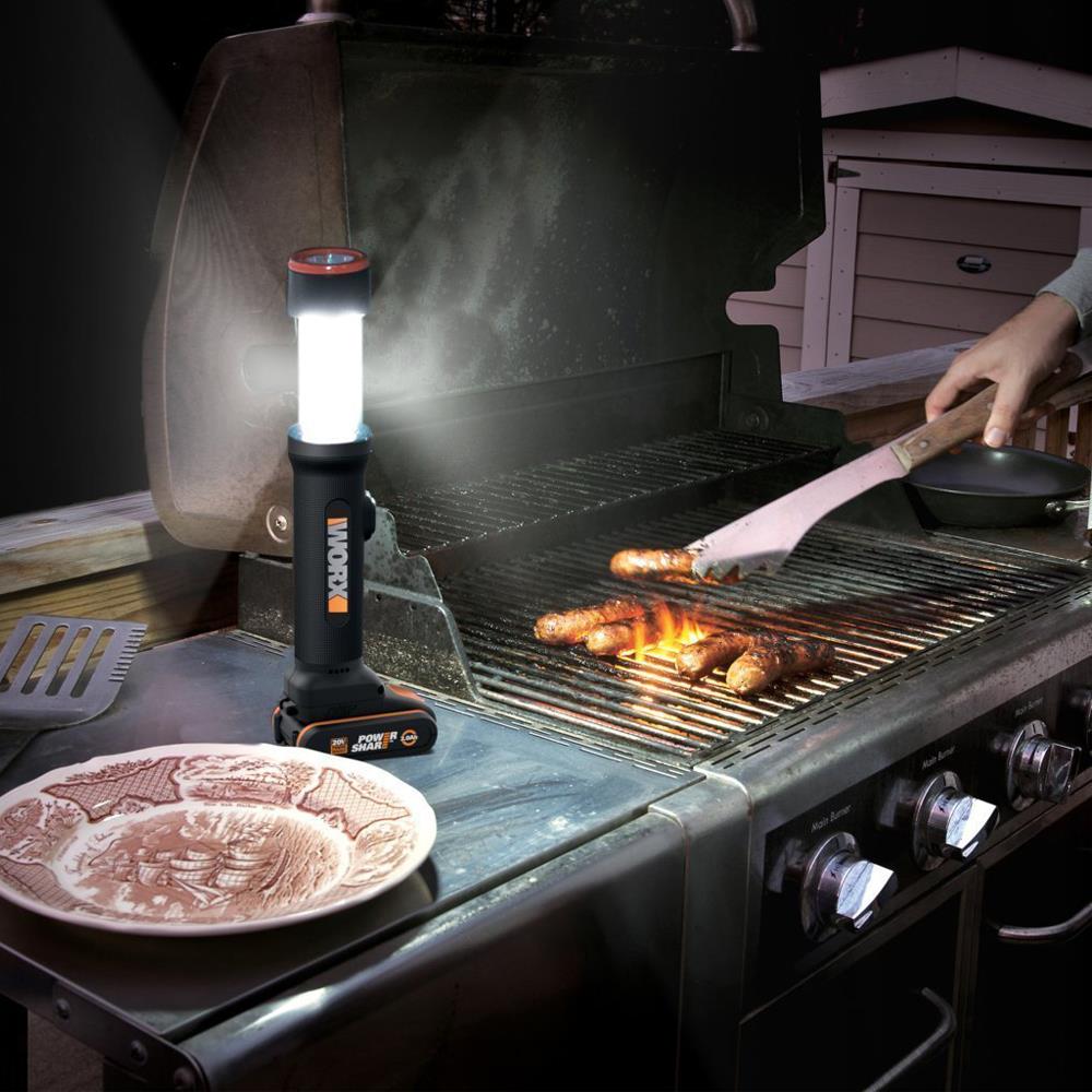 WORX WX027.9 20Volt 510 Lümen Çok Fonksiyonlu Led Fener (Akü Dahil Değildir) - Onivias