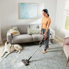 WORX WX038 20Volt 2.0Ah. Li - ion 105Watt Çift Akülü Kömürsüz Siklonik Sistem Şarjlı Dikey Süpürge - Onivias