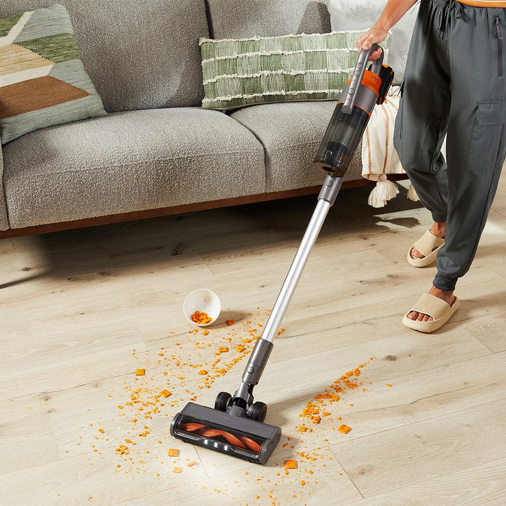 WORX WX038 20Volt 2.0Ah. Li - ion 105Watt Çift Akülü Kömürsüz Siklonik Sistem Şarjlı Dikey Süpürge - Onivias