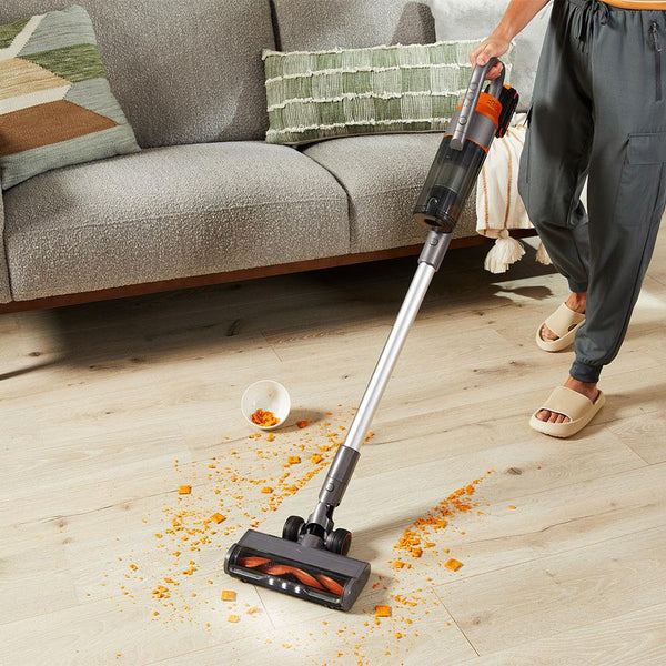 WORX WX038 20Volt 2.0Ah. Li - ion 105Watt Çift Akülü Kömürsüz Siklonik Sistem Şarjlı Dikey Süpürge - Onivias