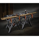 WORX WX051 Çok Fonksiyonlu Katlanabilir Çalışma Tezgâhı + 2 Adet Tetik İşkence - Onivias