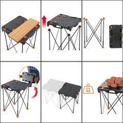 WORX WX066 Çok Fonksiyonlu Katlanabilir Çalışma Tezgâhı - Onivias