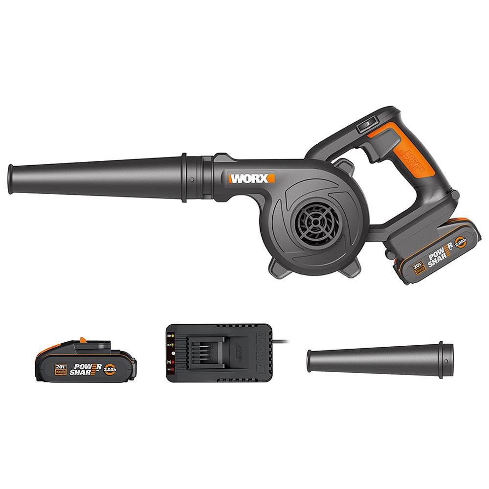 Worx WX094 20Volt 2.0Ah. Li - ion Şarjlı Profesyonel Devir Ayarlı Üfleyici - Onivias