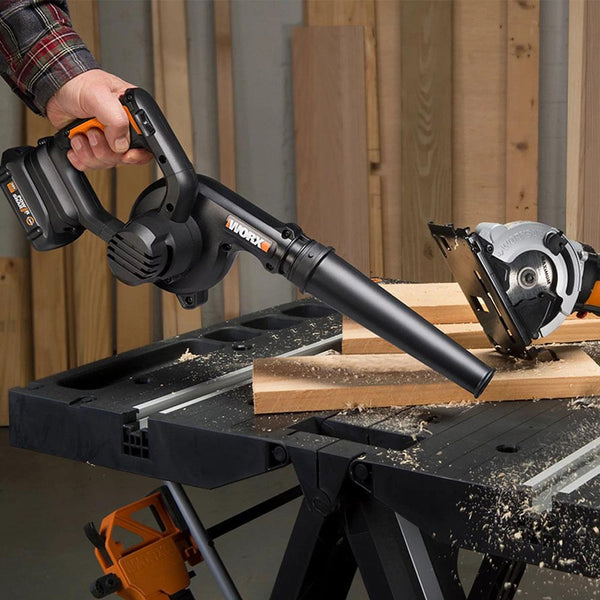 Worx WX094 20Volt 2.0Ah. Li - ion Şarjlı Profesyonel Devir Ayarlı Üfleyici - Onivias