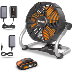 WORX WX095 20Volt 2.0Ah. Li - ion 242mm Profesyonel Hibrit Şantiye Fanı/Vantilatör - Onivias