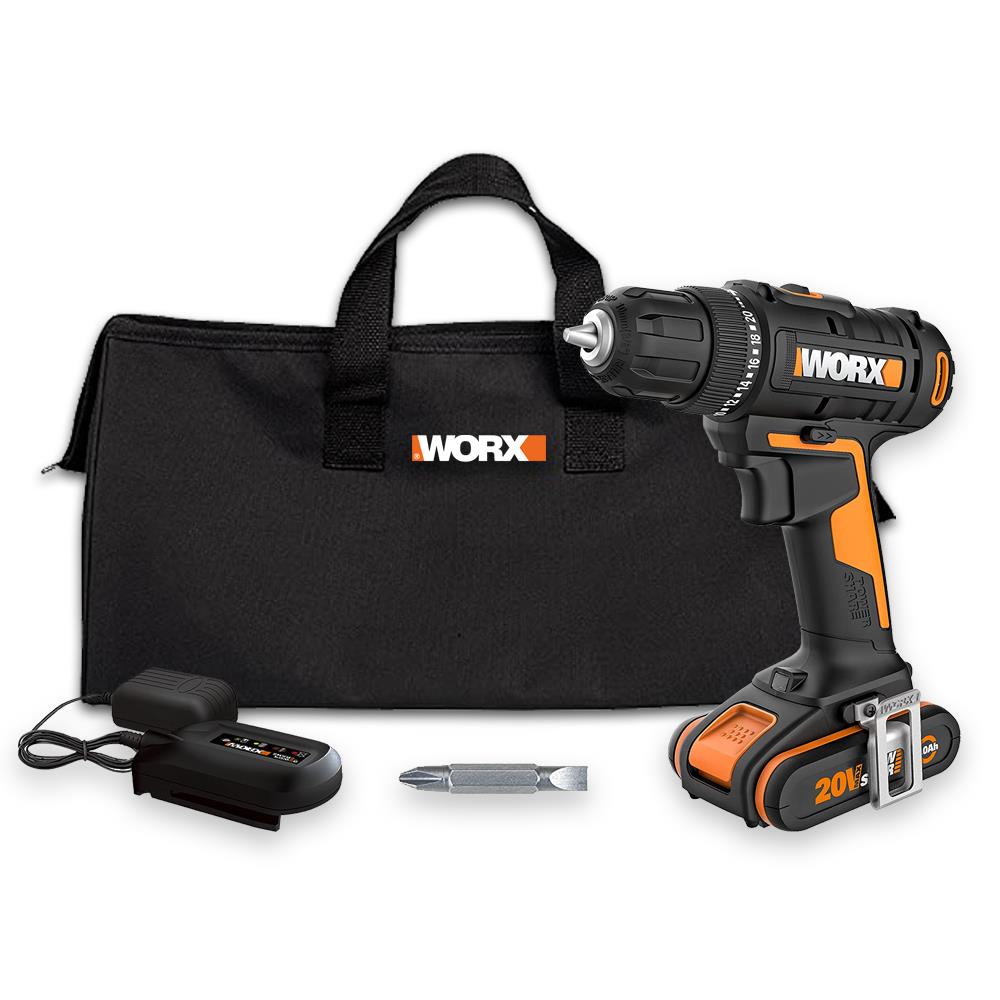 WORX WX100 20Volt/2.0Ah. Li - ion Tek Akülü Profesyonel Şarjlı Matkap - Onivias