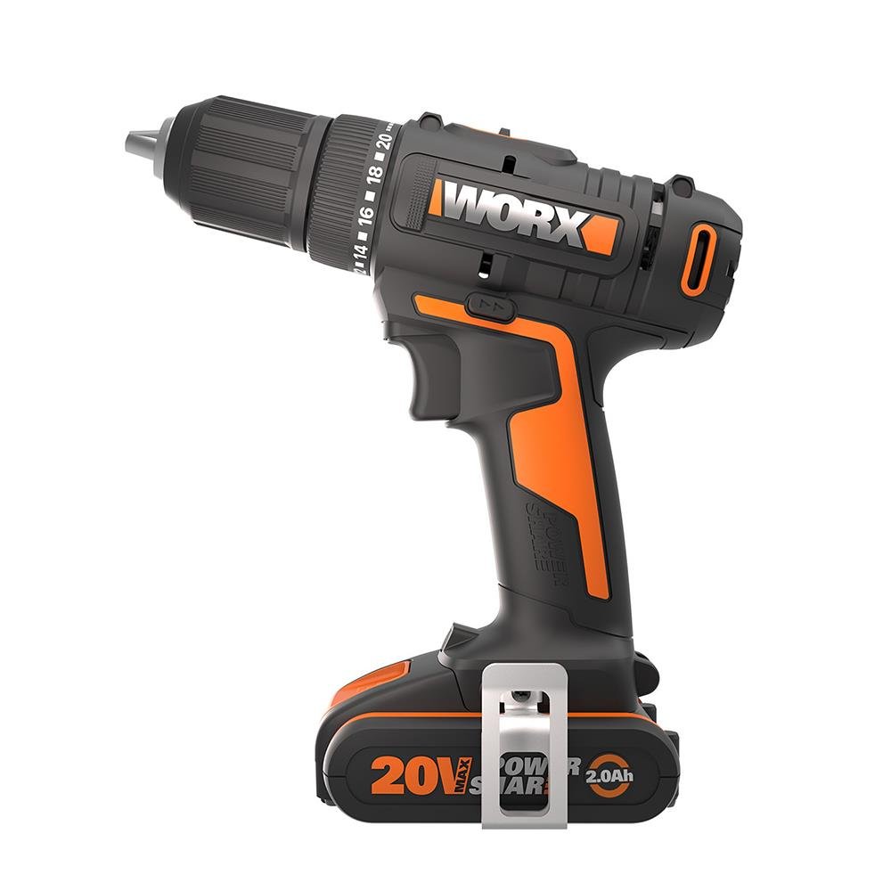 WORX WX108 20Volt/2.0Ah. Li - ion Çift Akülü Profesyonel Şarjlı Matkap - Onivias