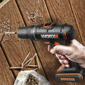 WORX WX108 20Volt/2.0Ah. Li - ion Çift Akülü Profesyonel Şarjlı Matkap - Onivias