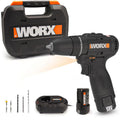 WORX WX121 12Volt/2.0Ah Li - ion Çift Akülü Kömürsüz Profesyonel Şarjlı Darbeli Matkap + 5 Parça Aksesuar - Onivias