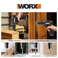 WORX WX121 12Volt/2.0Ah Li - ion Çift Akülü Kömürsüz Profesyonel Şarjlı Darbeli Matkap + 5 Parça Aksesuar - Onivias