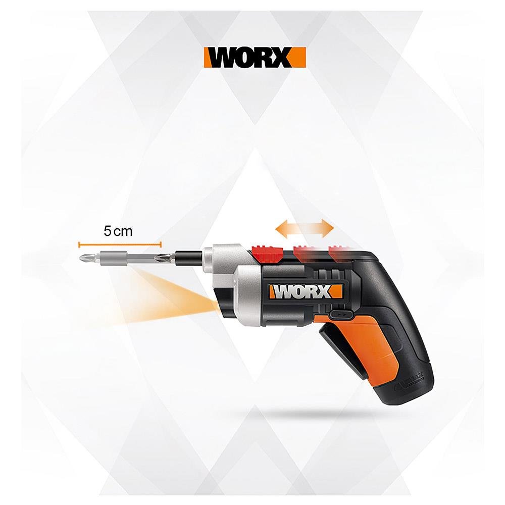 WORX WX252 4Volt/1.5Ah. Li - ion Şarjlı Tornavida + 10 adet Bits Uç - Onivias