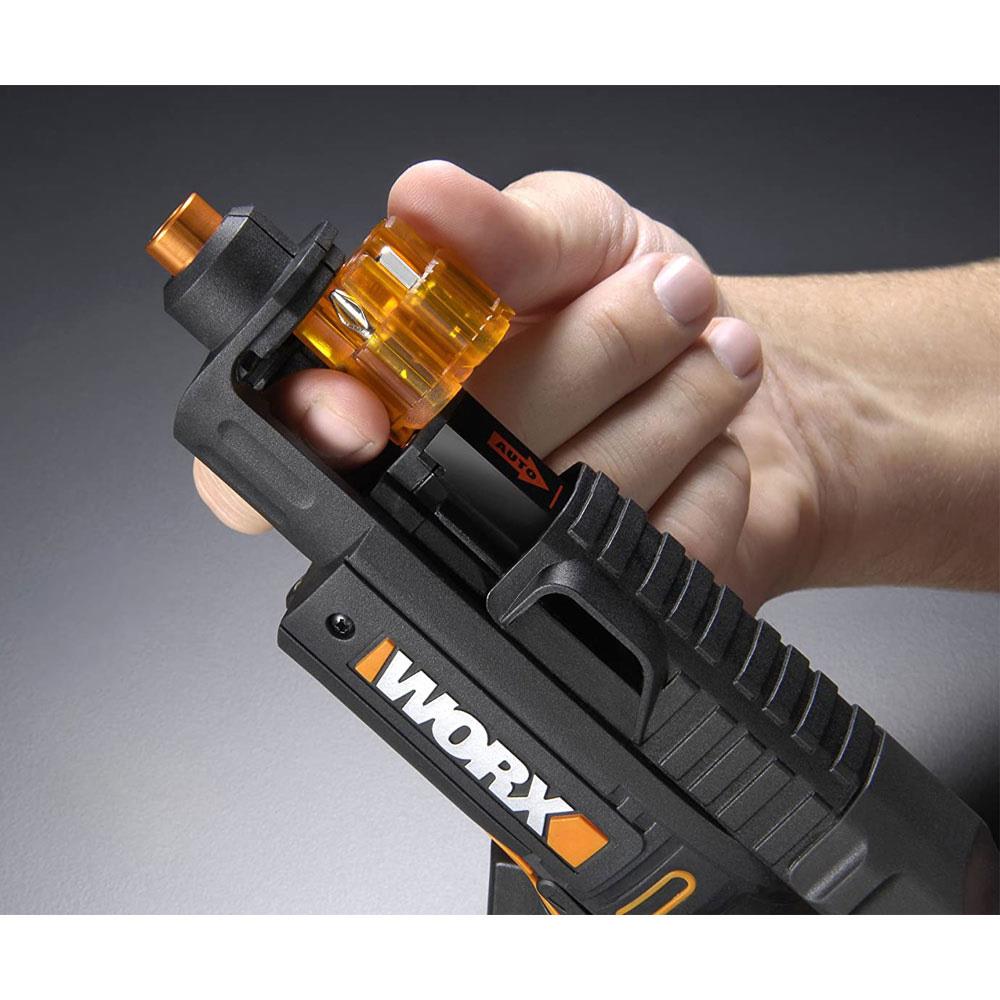 WORX WX255 4Volt/1.5Ah. Li - ion Şarjlı Şarjörlü Tornavida + 6 adet Bits Uç + Vida Tutucu - Onivias